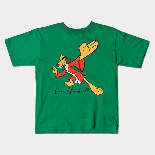 Can I Kick it? Hong Kong Phooey Kids T-Shirt by SurePodcast